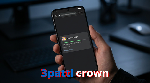 Main screen of 3Patti Crown apk page for PK players